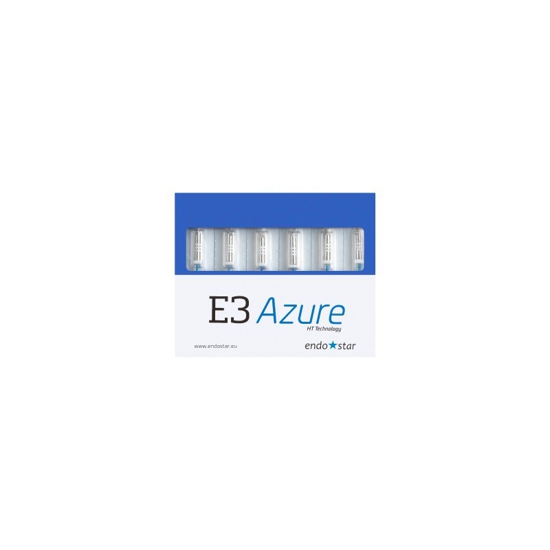 Pilniki E3 Azure Big op.6 шт. Poldent
