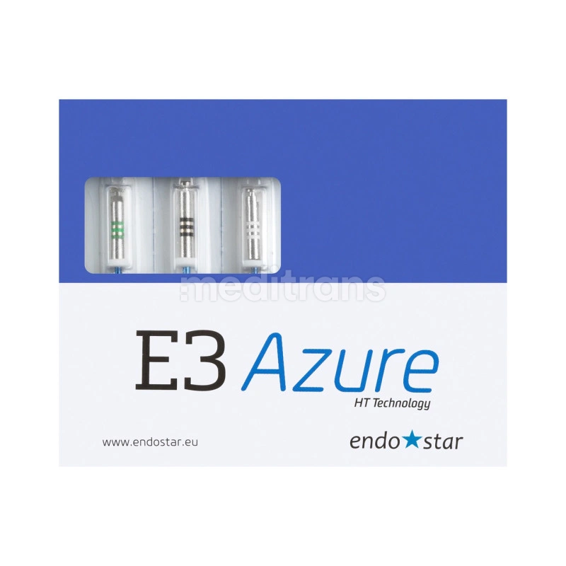 Файлы Endostar E3 Azure Big набор из 3 предметов