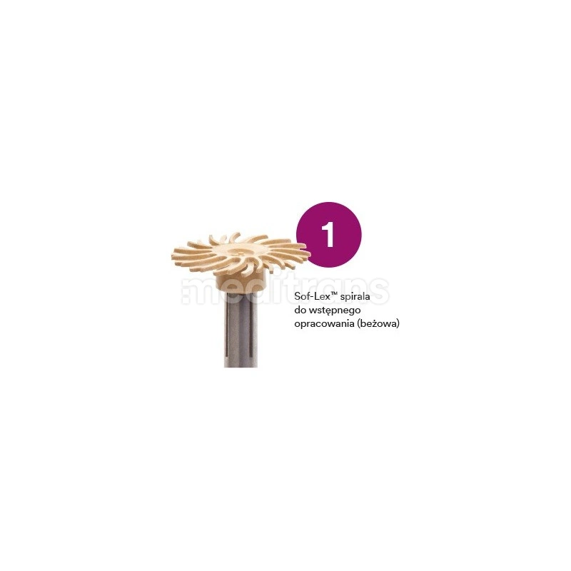 Sof-Lex Diamond Pre-polishing Spiral beżowe