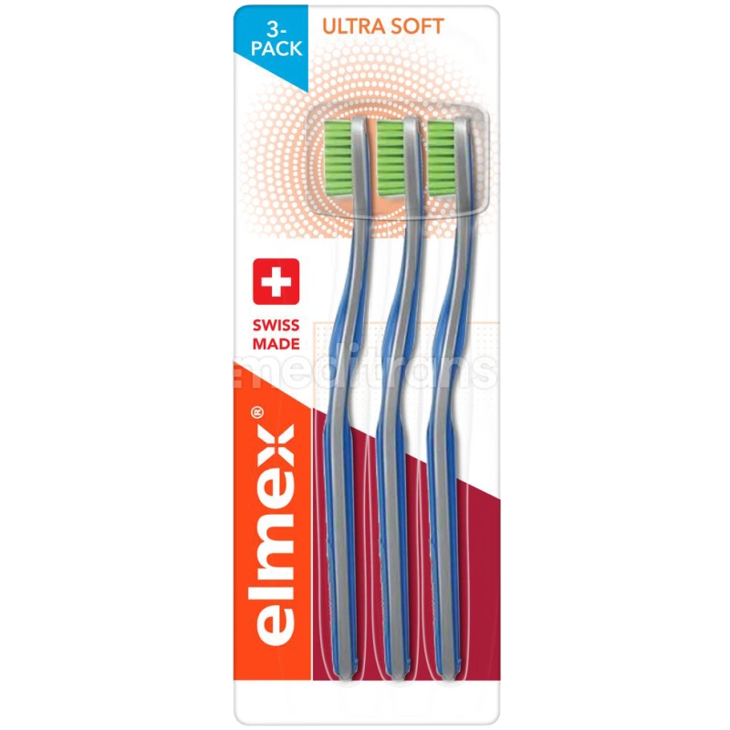 ELMEX зубная щетка Ultra Soft TRIO 3 шт.