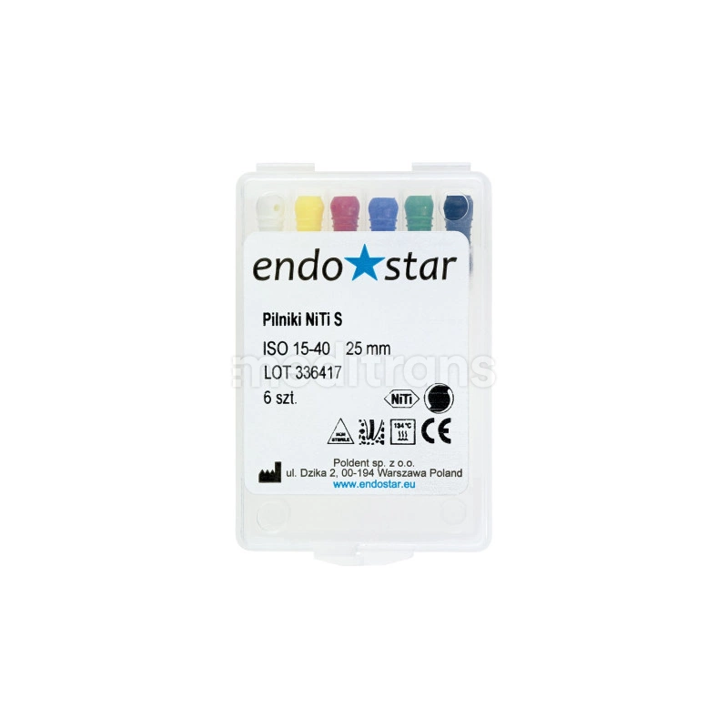 Endostar S NITI Напильники