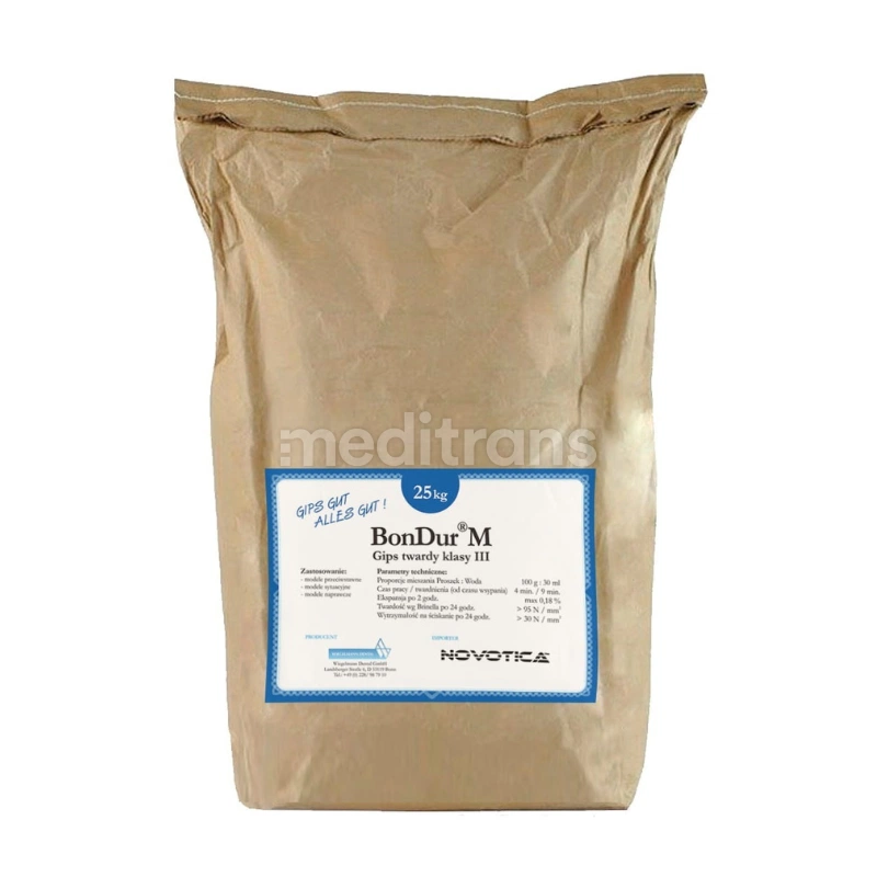 Gips BonDur M kl. III yellow 25 kg