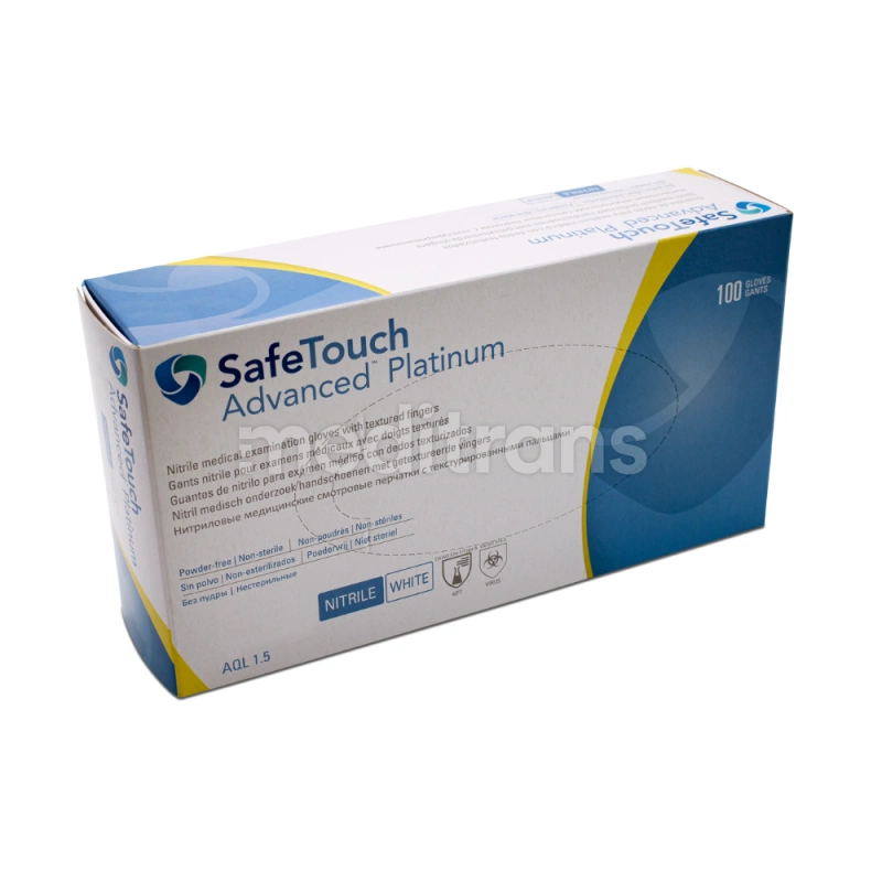 SafeTouch Advanced Platinum диагностические нитриловые перчатки