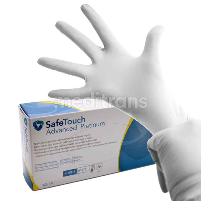 SafeTouch Advanced Platinum диагностические нитриловые перчатки
