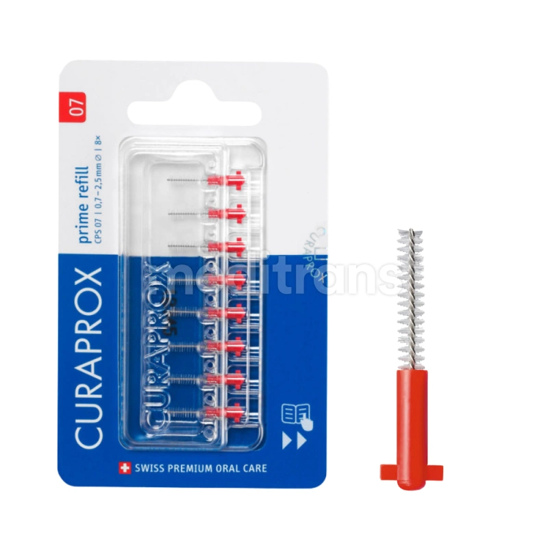 МЕЖЗУБНАЯ щетка CURAPROX Prime пополнение 8 шт