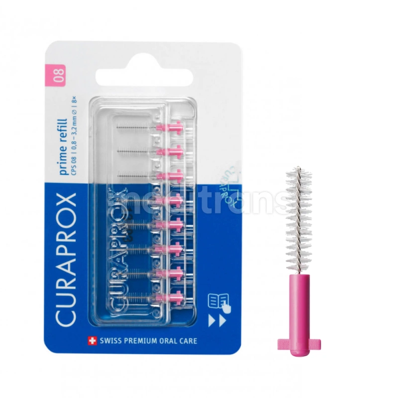 МЕЖЗУБНАЯ щетка CURAPROX Prime пополнение 8 шт