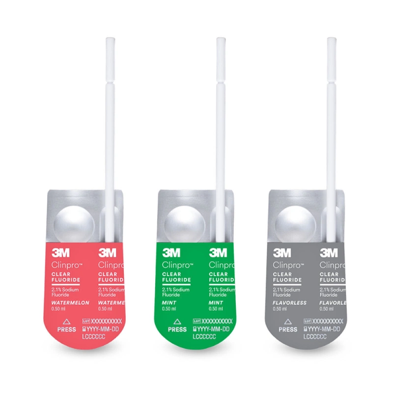 Clinpro Clear do fluoryzacji Solventum 0,5 ml x 50 sztuk
