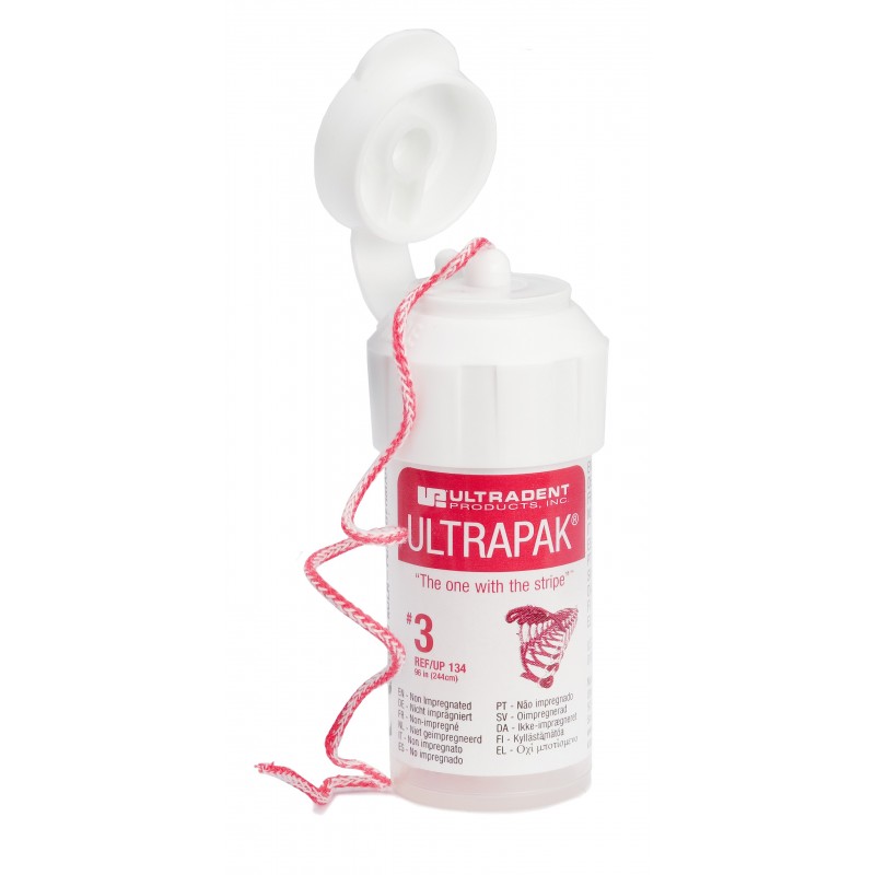 Ультрапак ретракционные нити 244см. Ultradent
