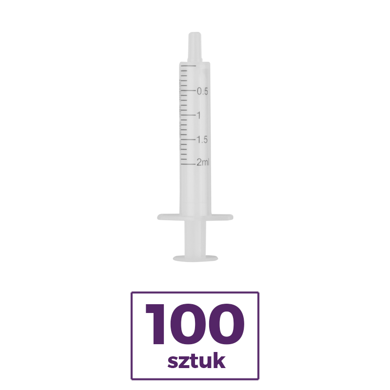 Одноразовые шприцы 2 мл × 100 шт. ZMC