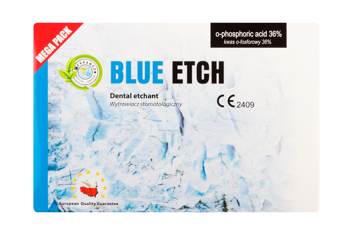 Протравка Blue Etch MEGA PACK 36% 10 мл × 3 шт. Cerkamed