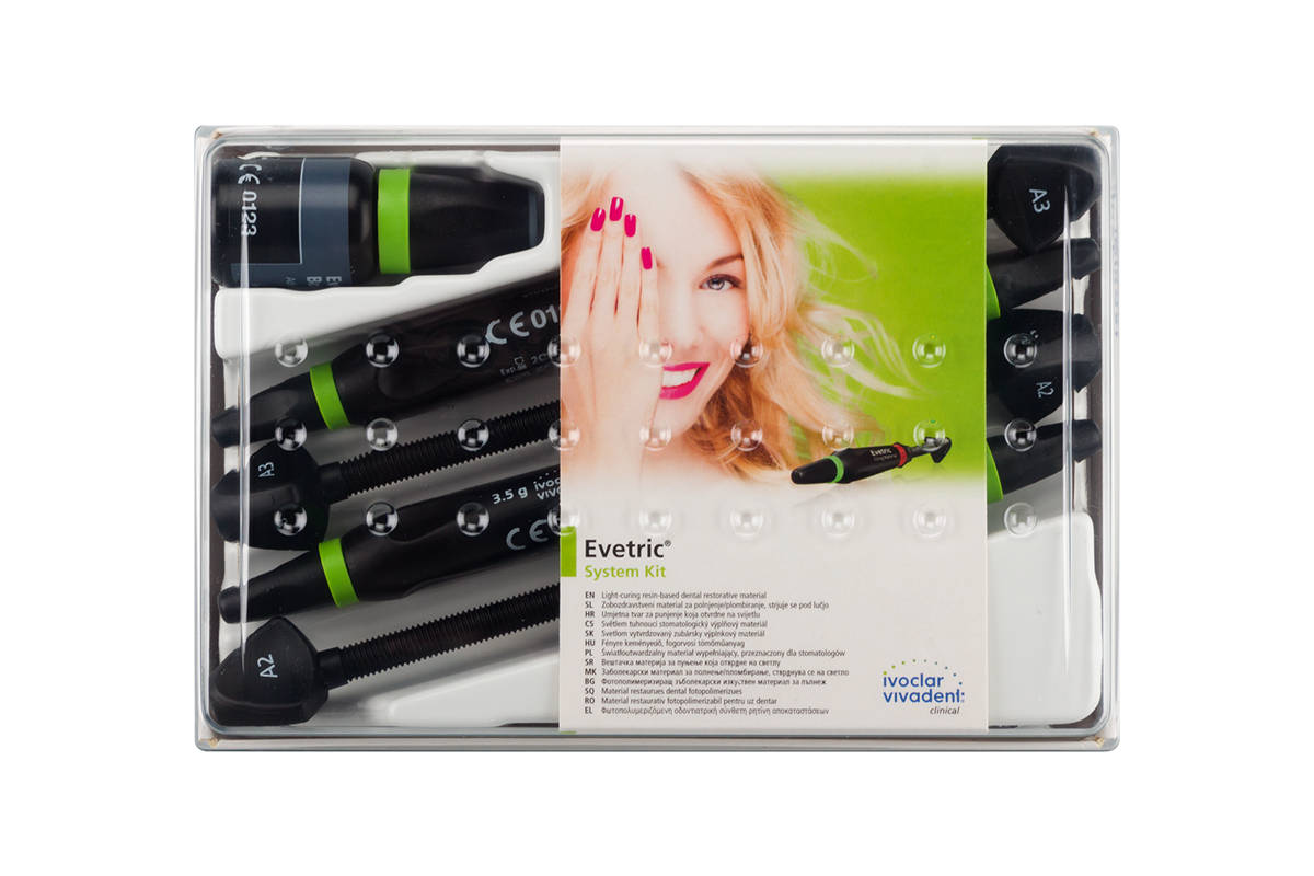 Набор Evetric 3,5 г × 4 шт. + Evetric Bond 6 г Ivoclar Vivadent