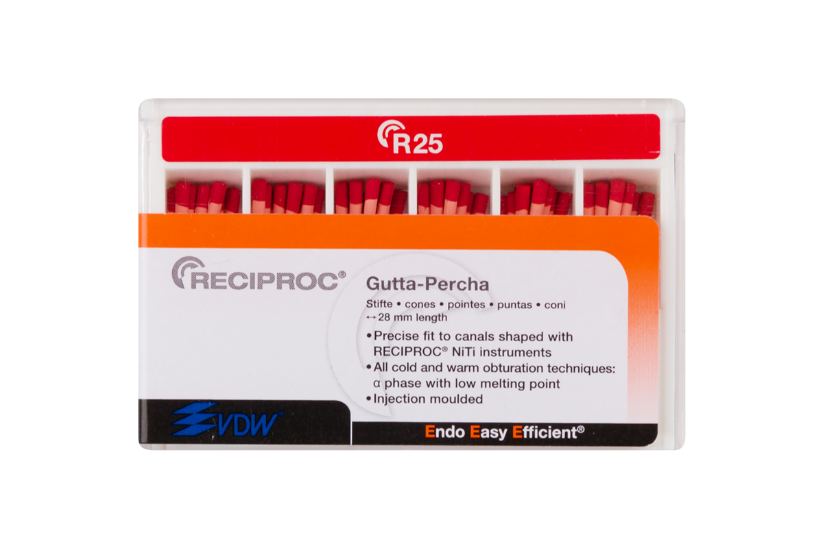 Гуттаперчевые штифты Reciproc 60 шт. VDW