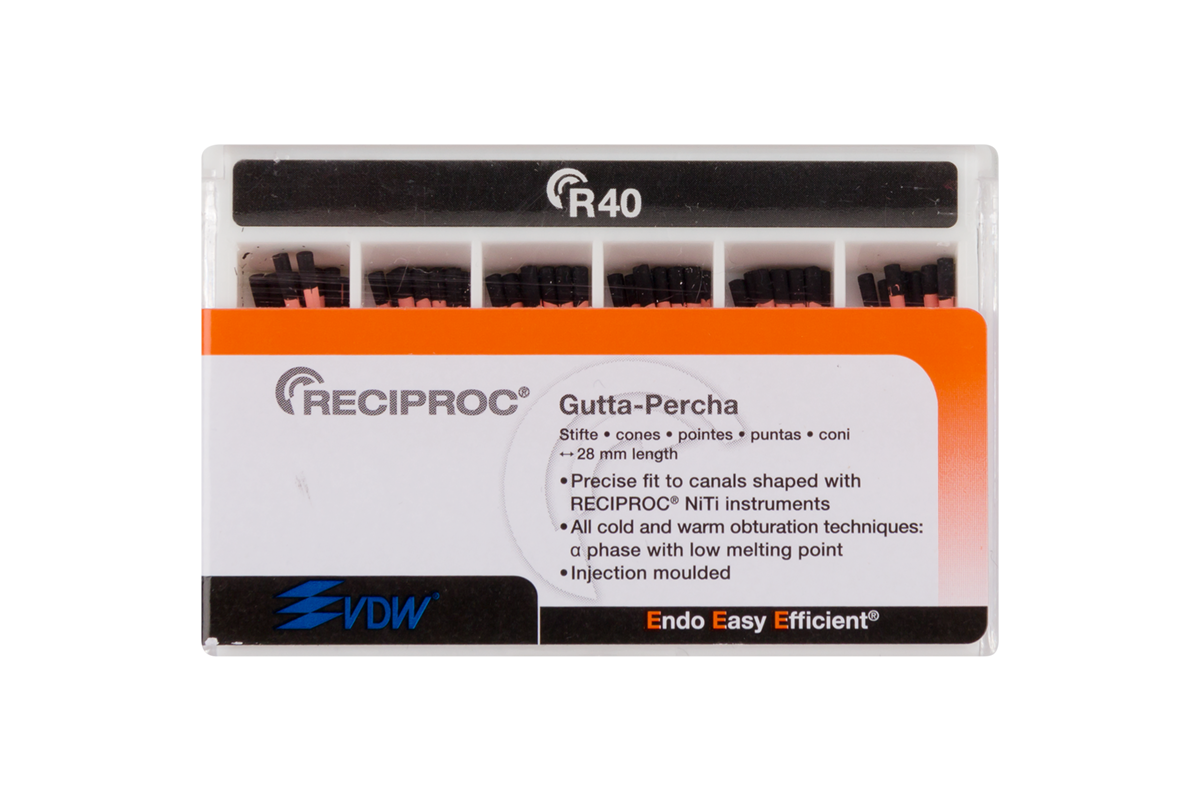 Гуттаперчевые штифты Reciproc 60 шт. VDW