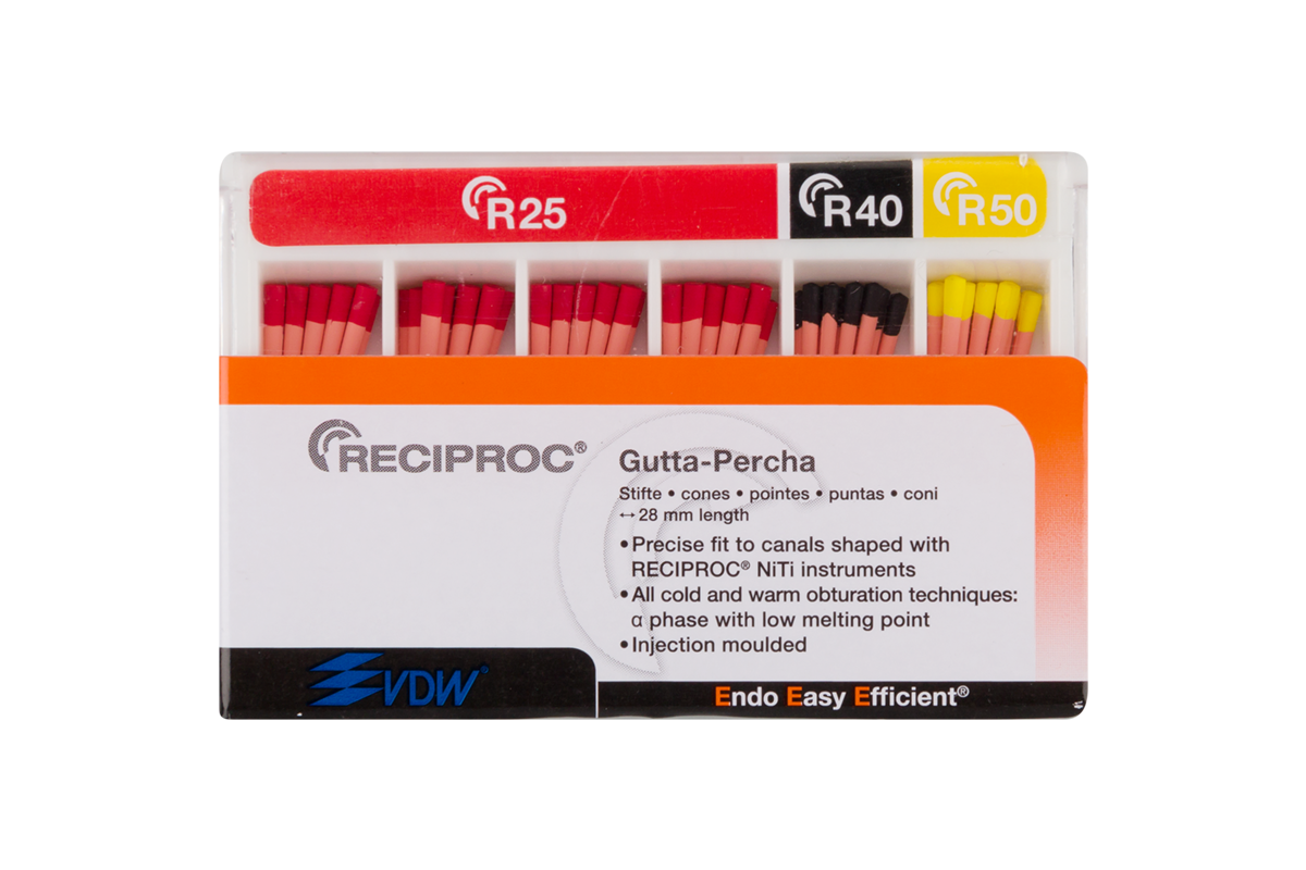 Гуттаперчевые штифты Reciproc 60 шт. VDW