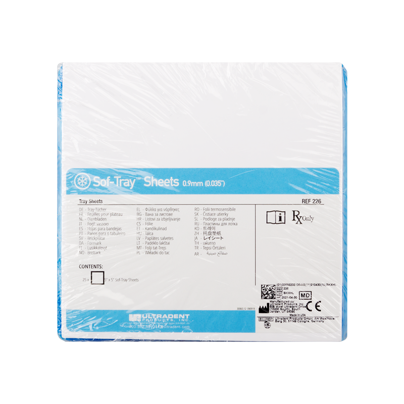 Пластины для кап Soft-Tray 5×5″ 25 шт. Ultradent