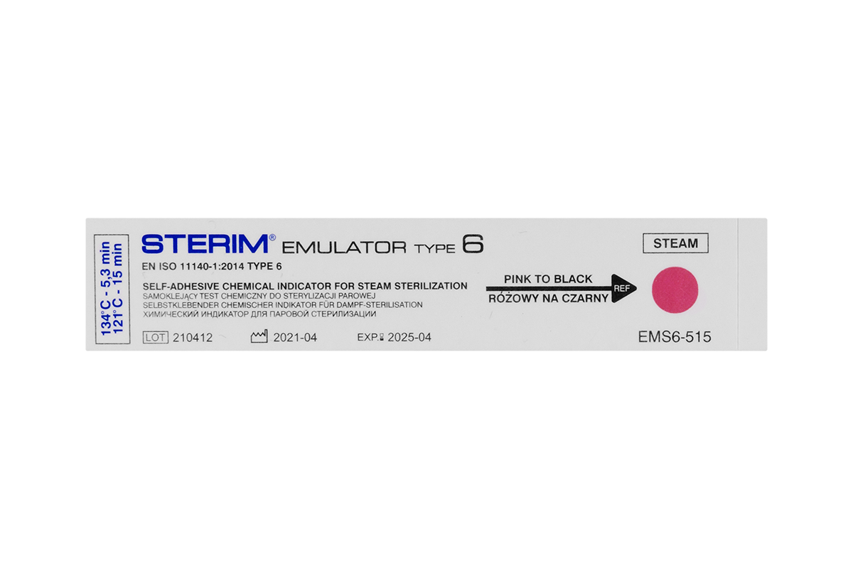 Тесты стерилизации Sterim кл. 6 EMS6-515