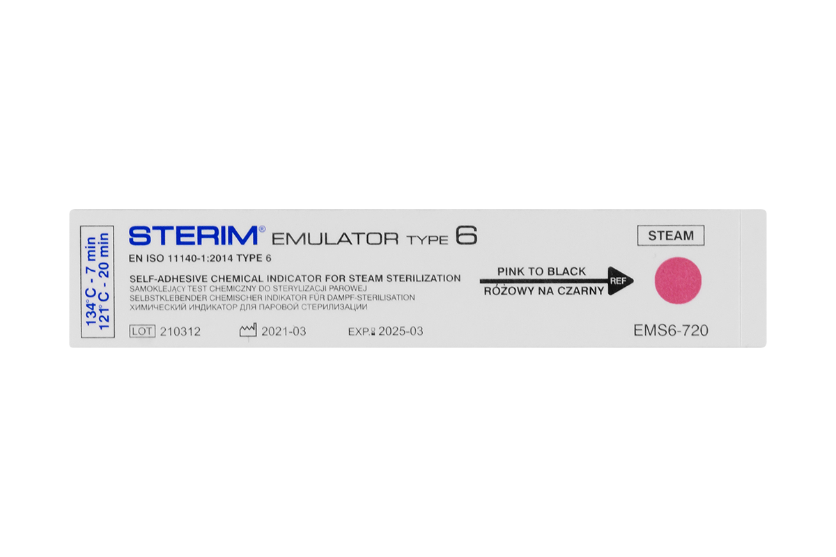 Тесты стерилизации Sterim класс 6 EMS6-720
