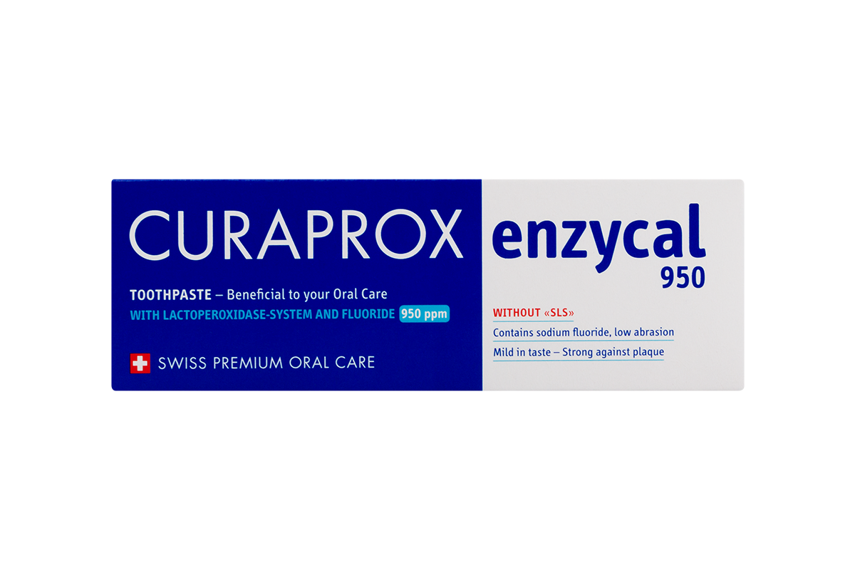 Зубная паста Curaprox Enzycal 950, 75 мл