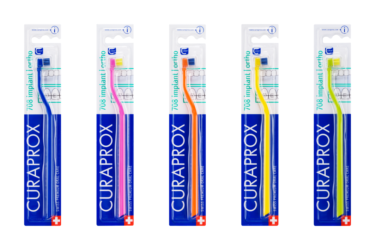 Щётка для имплантов Curaprox 708, 1 шт.