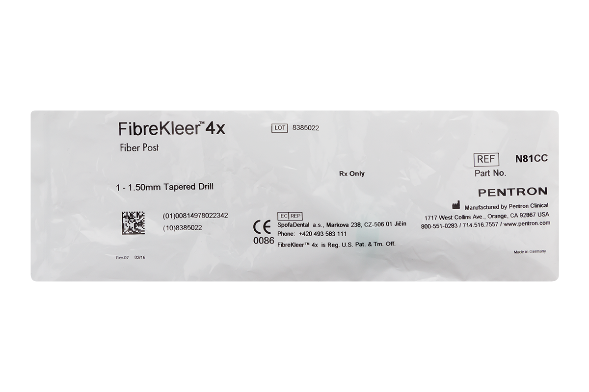 Сверло FibreKleer 4X Tapered Pentron