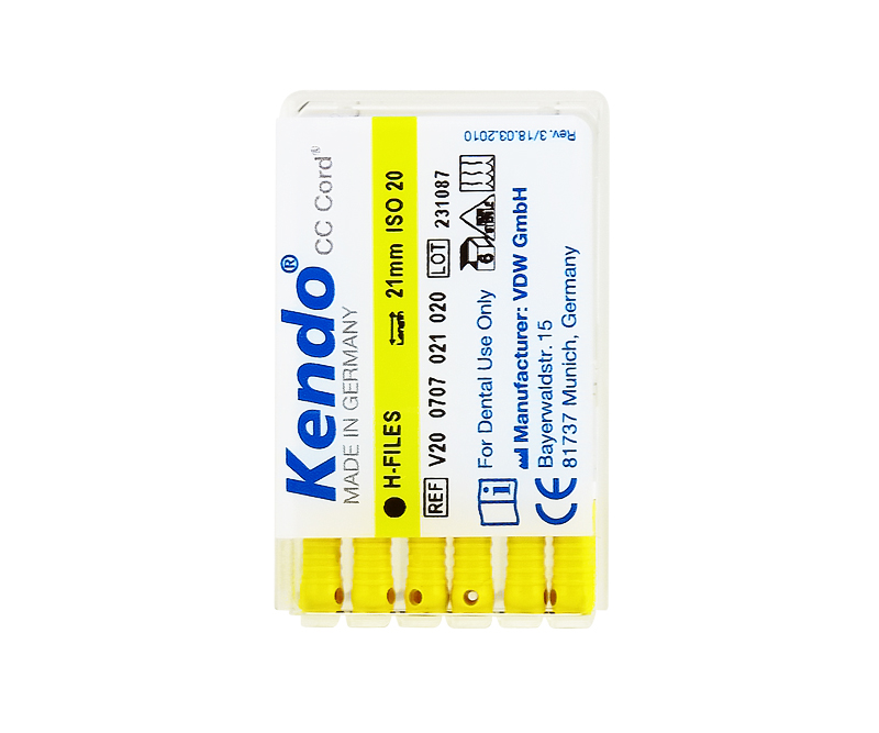 H-файлы Kendo 6 шт. VDW