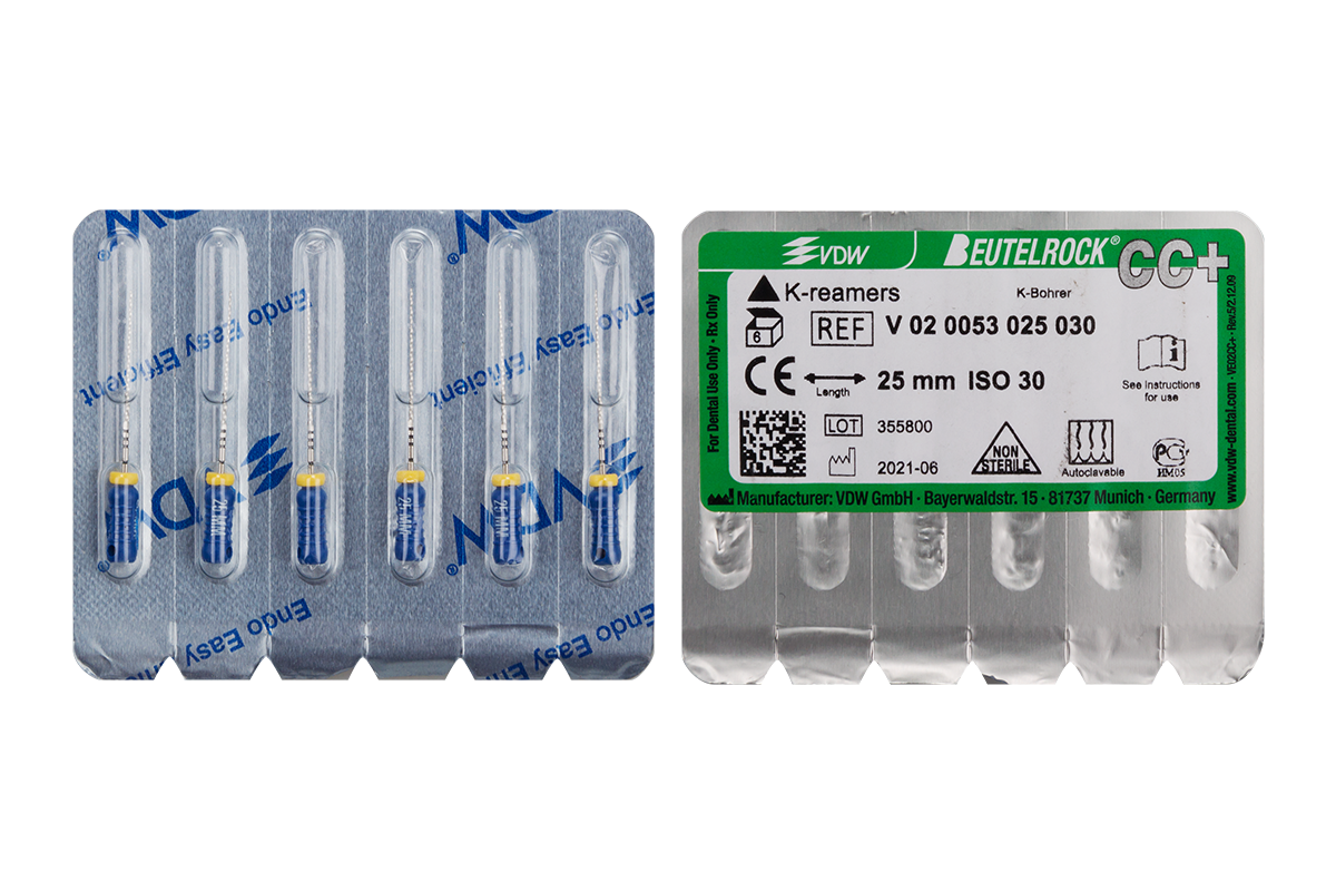 Римеры K-Reamers 6 шт. VDW