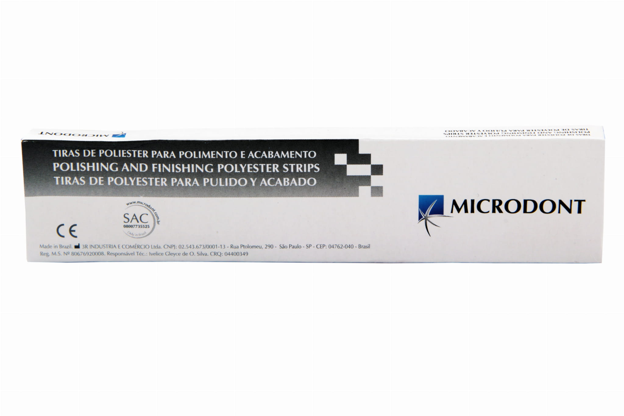 Абразивные полиэстровые полоски 150 шт. Microdont