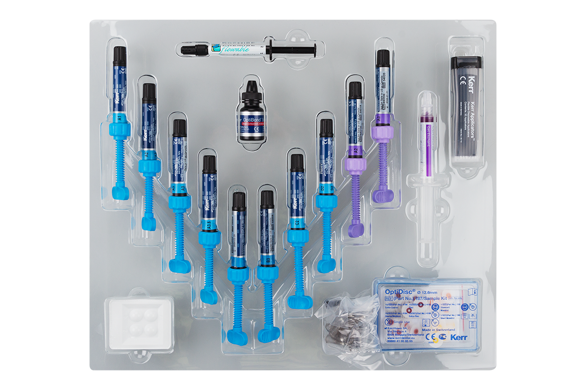 Набор Herculite XRV Ultra (10 × 4 г + OptiBond Solo Plus 5 мл) Kerr
