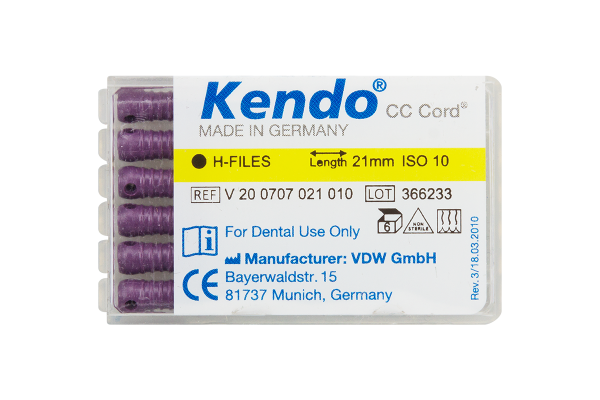 H-файлы Kendo 6 шт. VDW