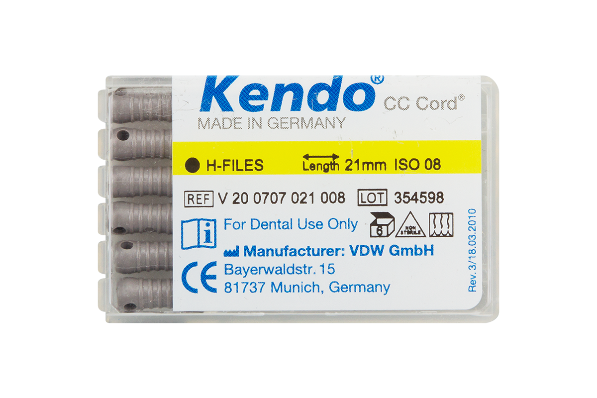 H-файлы Kendo 6 шт. VDW