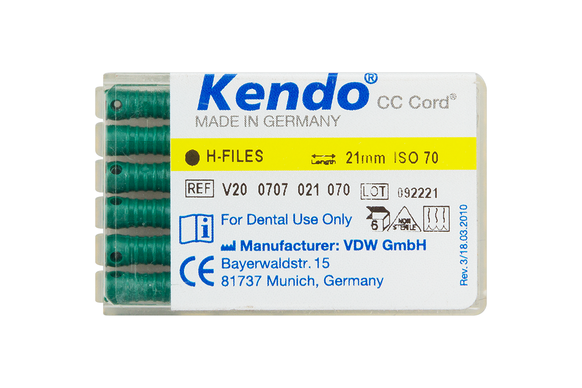 H-файлы Kendo 6 шт. VDW