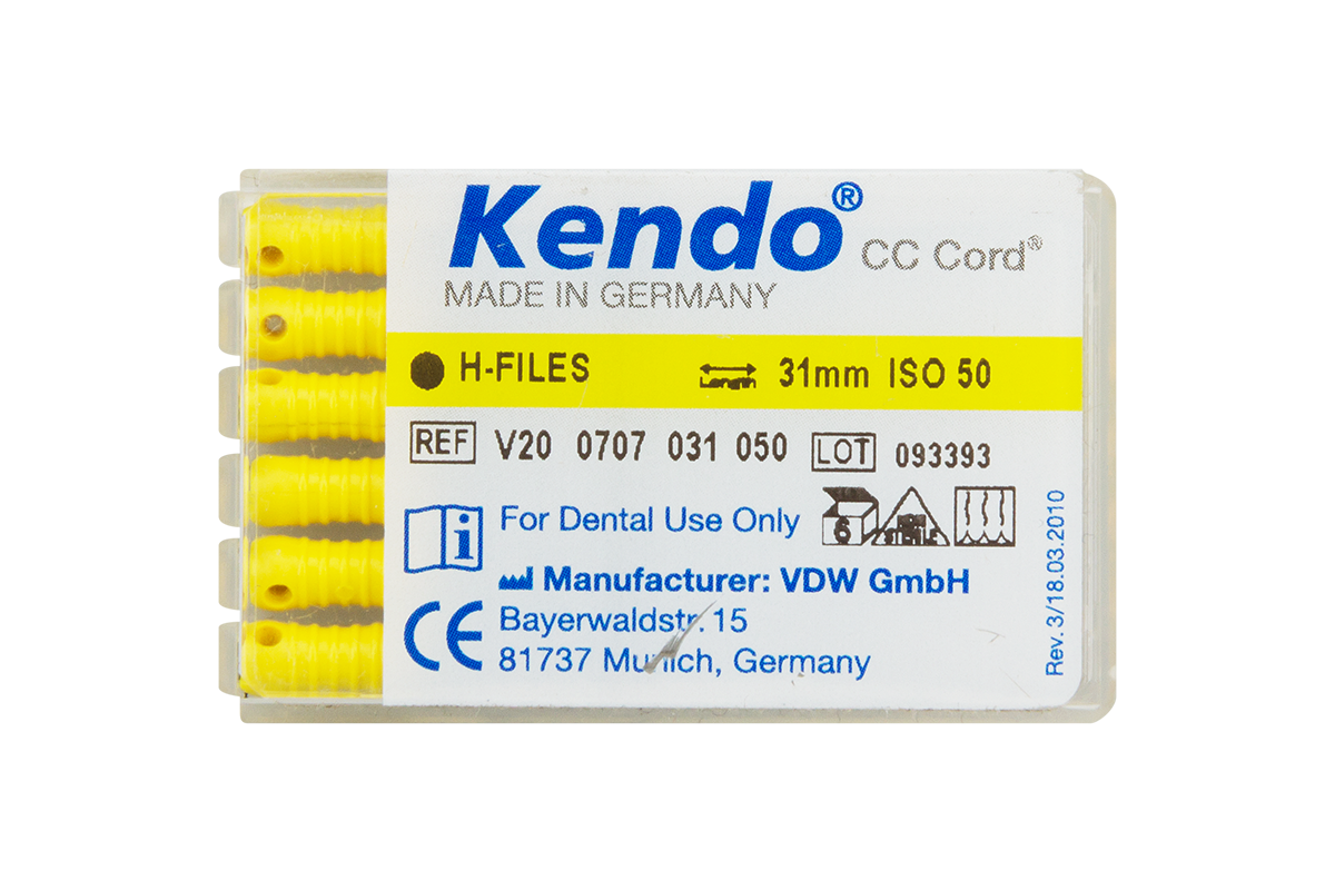 H-файлы Kendo 6 шт. VDW