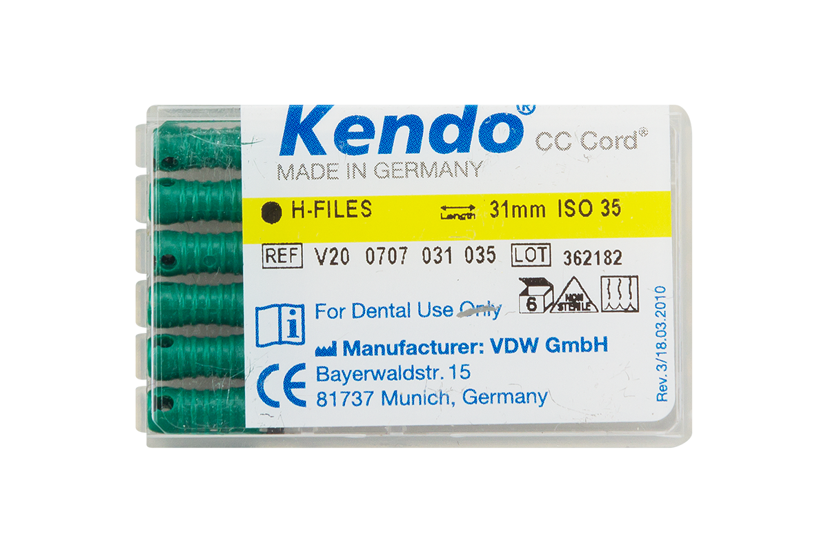 H-файлы Kendo 6 шт. VDW