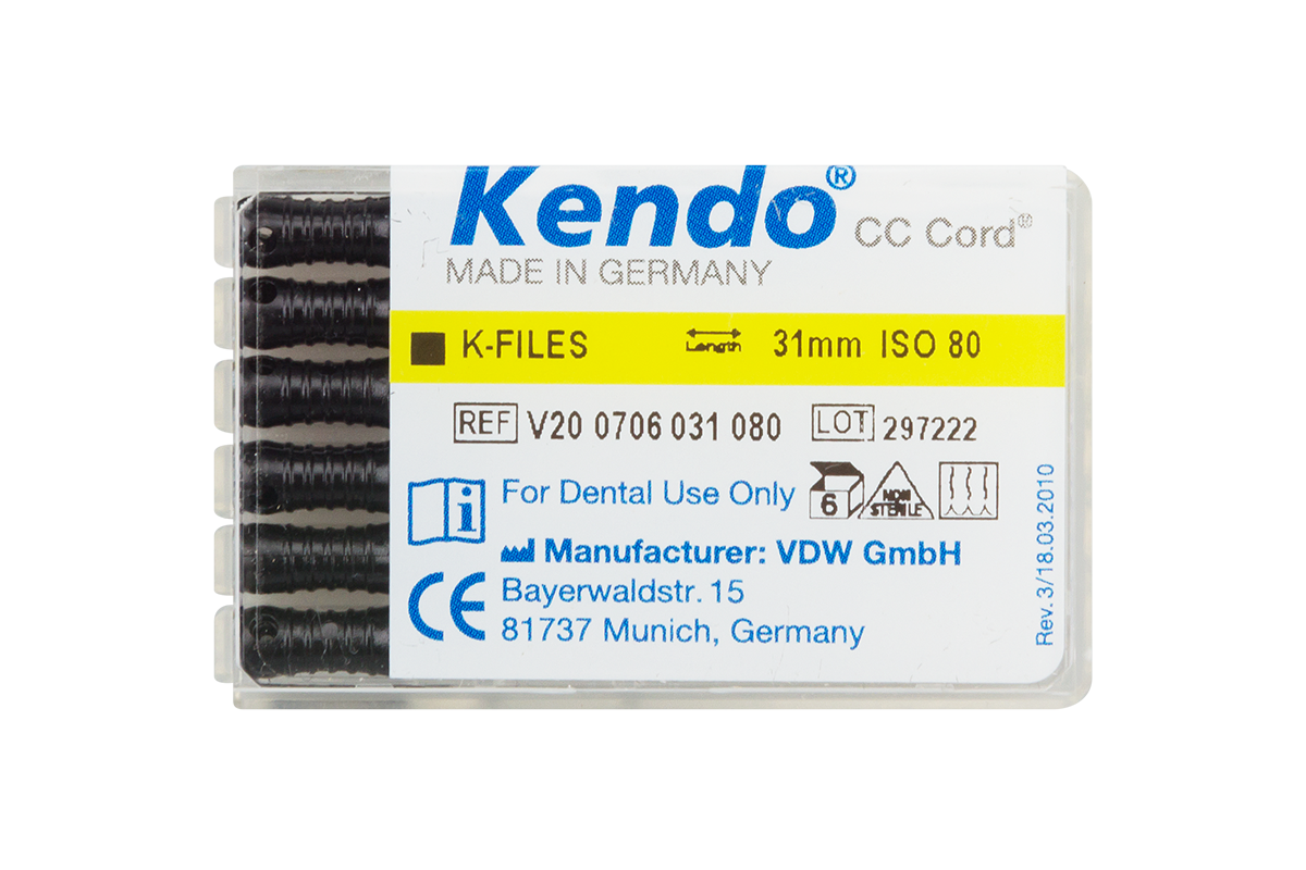 К-файлы Kendo 6 шт. VDW