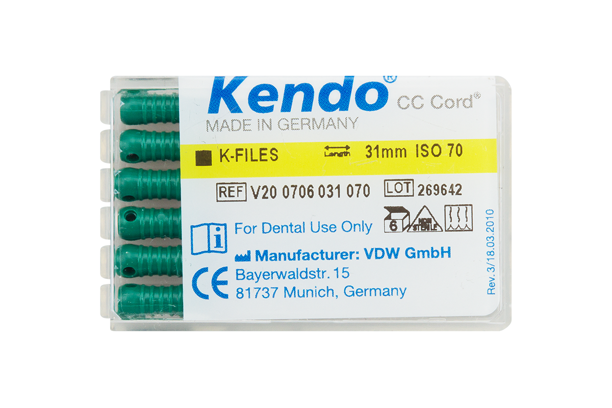 К-файлы Kendo 6 шт. VDW