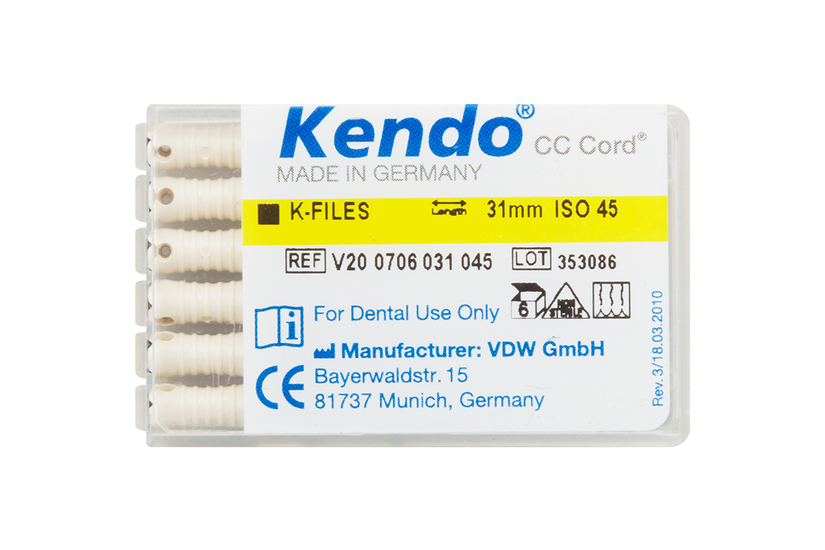 К-файлы Kendo 6 шт. VDW