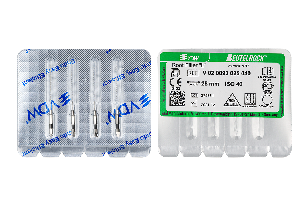Иглы для заполнения каналов Root Filler, 4 шт. VDW