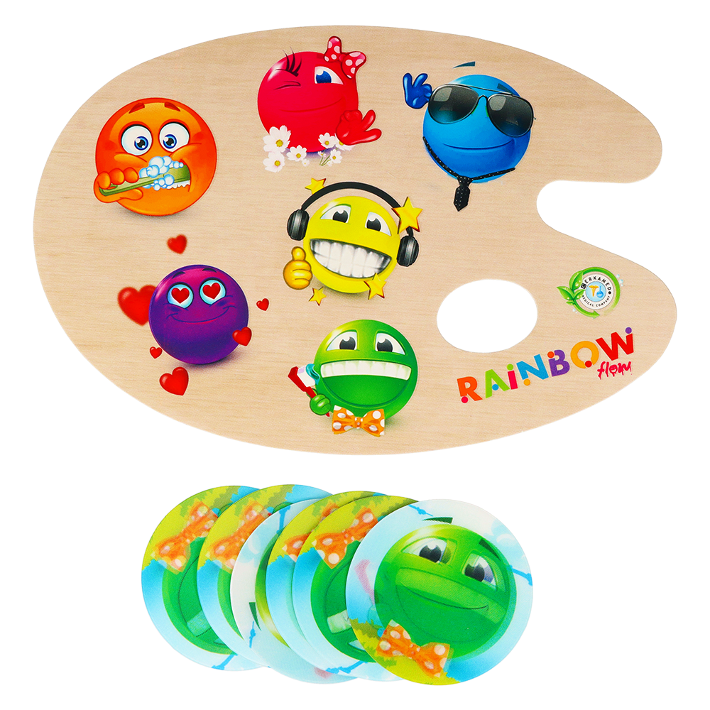 Цветной текучий композит Rainbow Flow 1 г Cerkamed