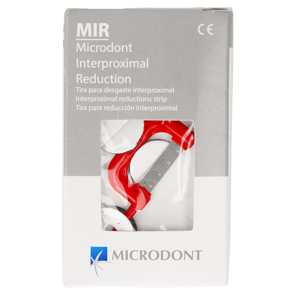 Kit Prime MIR абразивные межзубные полоски 6 шт. + ручка Microdont