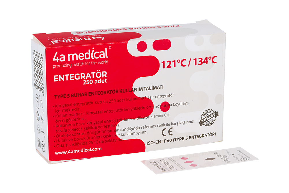 Тесты контроля стерилизации класс 5, 250 шт. 4a Medical