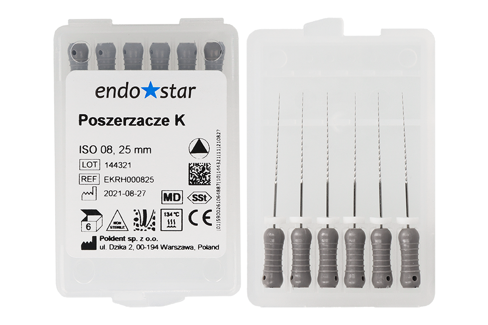 К-файлы/развертки 6 шт. Endostar