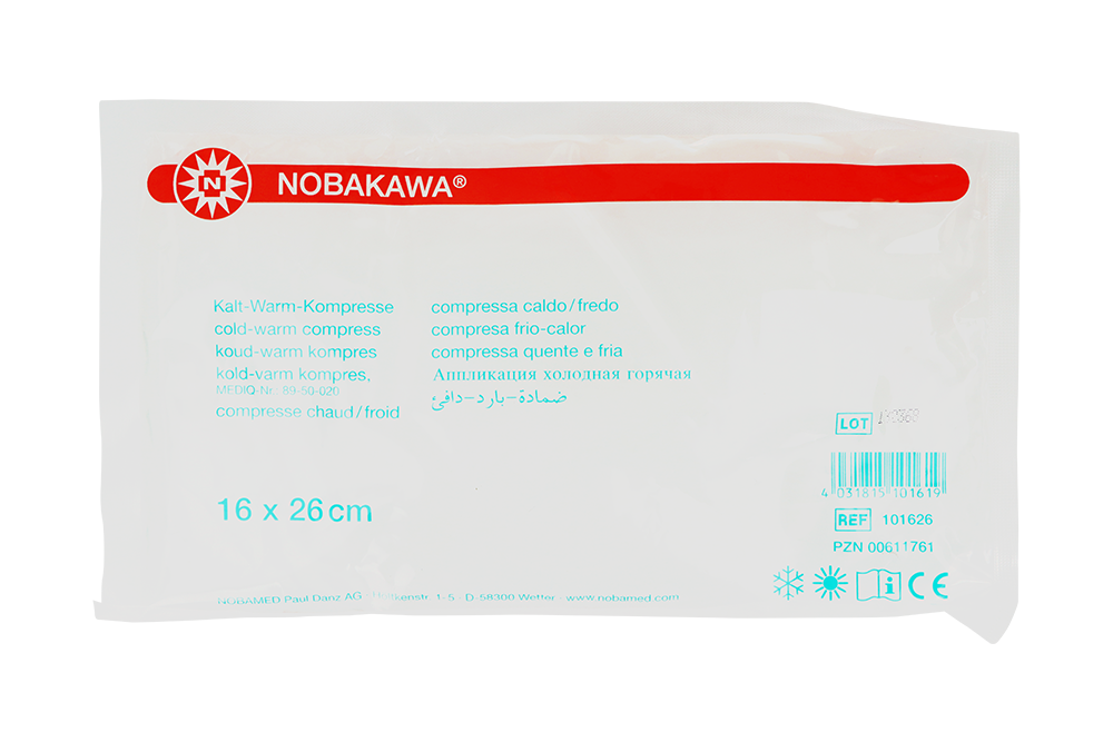 Многоразовый гелевый компресс холод/тепло Nobakawa