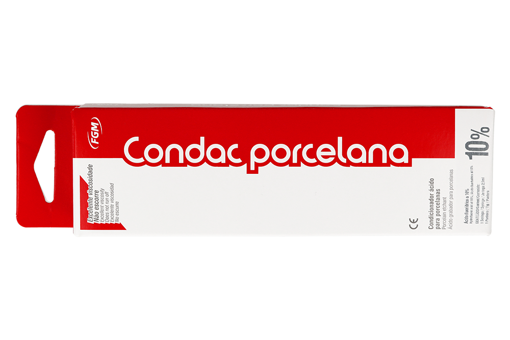 Condac Porcelana 10% протравка для керамики 2,5 мл FGM