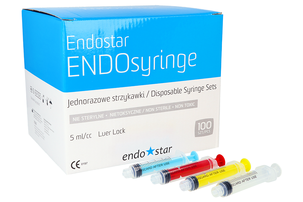 Шприцы ENDO Luer-Lock 5 мл × 100 шт. Endostar