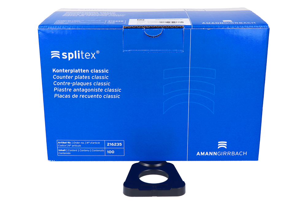 Пластины для артикулятора Artex системы Splitex 100 шт. Amann Girrbach