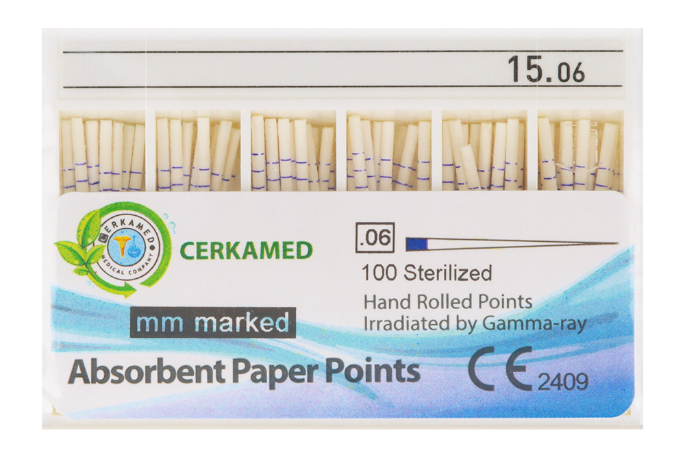Бумажные штифты 6% 100 шт. Cerkamed
