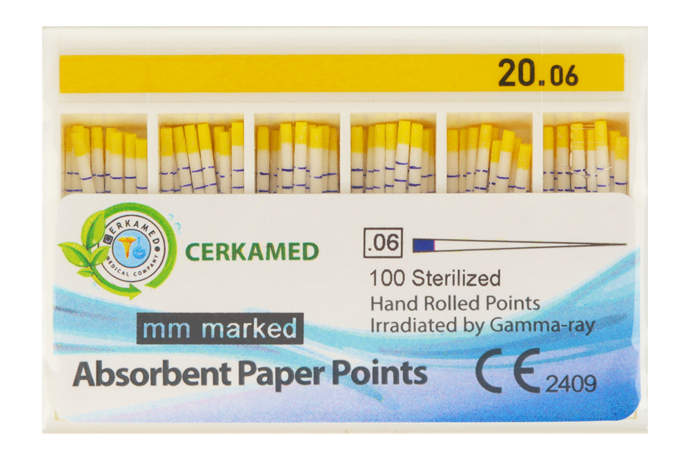 Бумажные штифты 6% 100 шт. Cerkamed