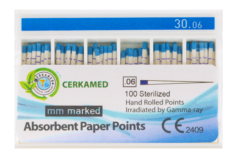 Бумажные штифты 6% 100 шт. Cerkamed
