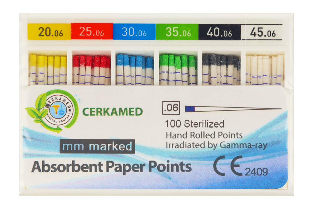 Бумажные штифты 6% 100 шт. Cerkamed