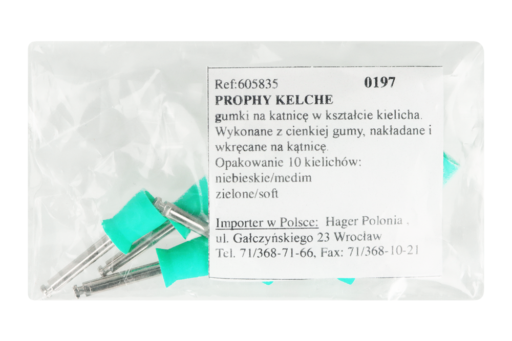 Полировочные резинки Prophy Kelche 10 шт. Hager